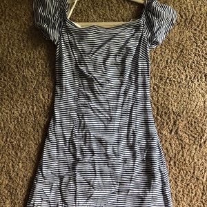 Bebe off Shoulder Midi Summer Party Dress